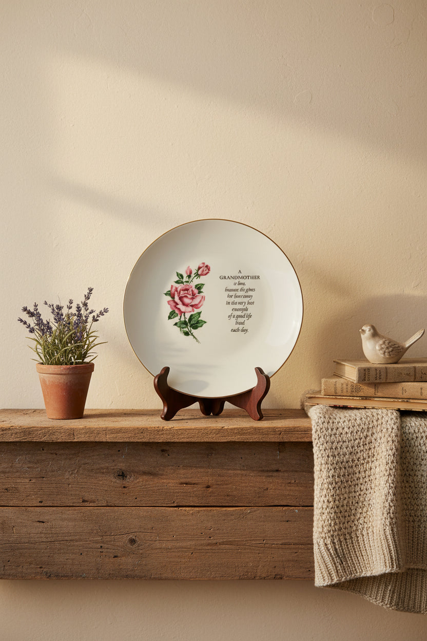 31575 -Grandmother Is Love Porcelain Gift Plate - 8"  |TBD|