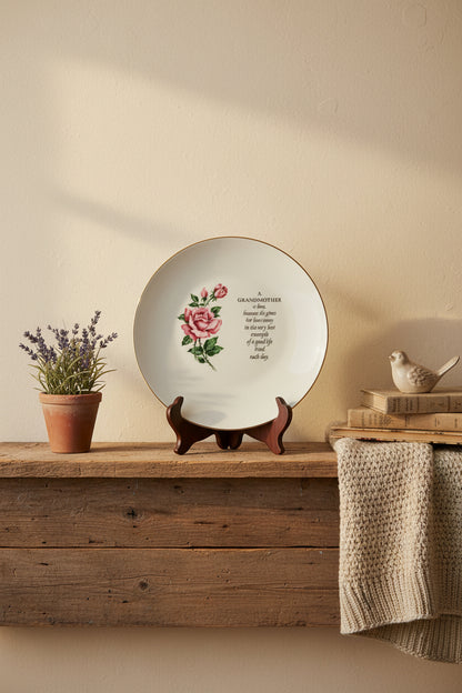 31575 -Grandmother Is Love Porcelain Gift Plate - 8"  |TBD|