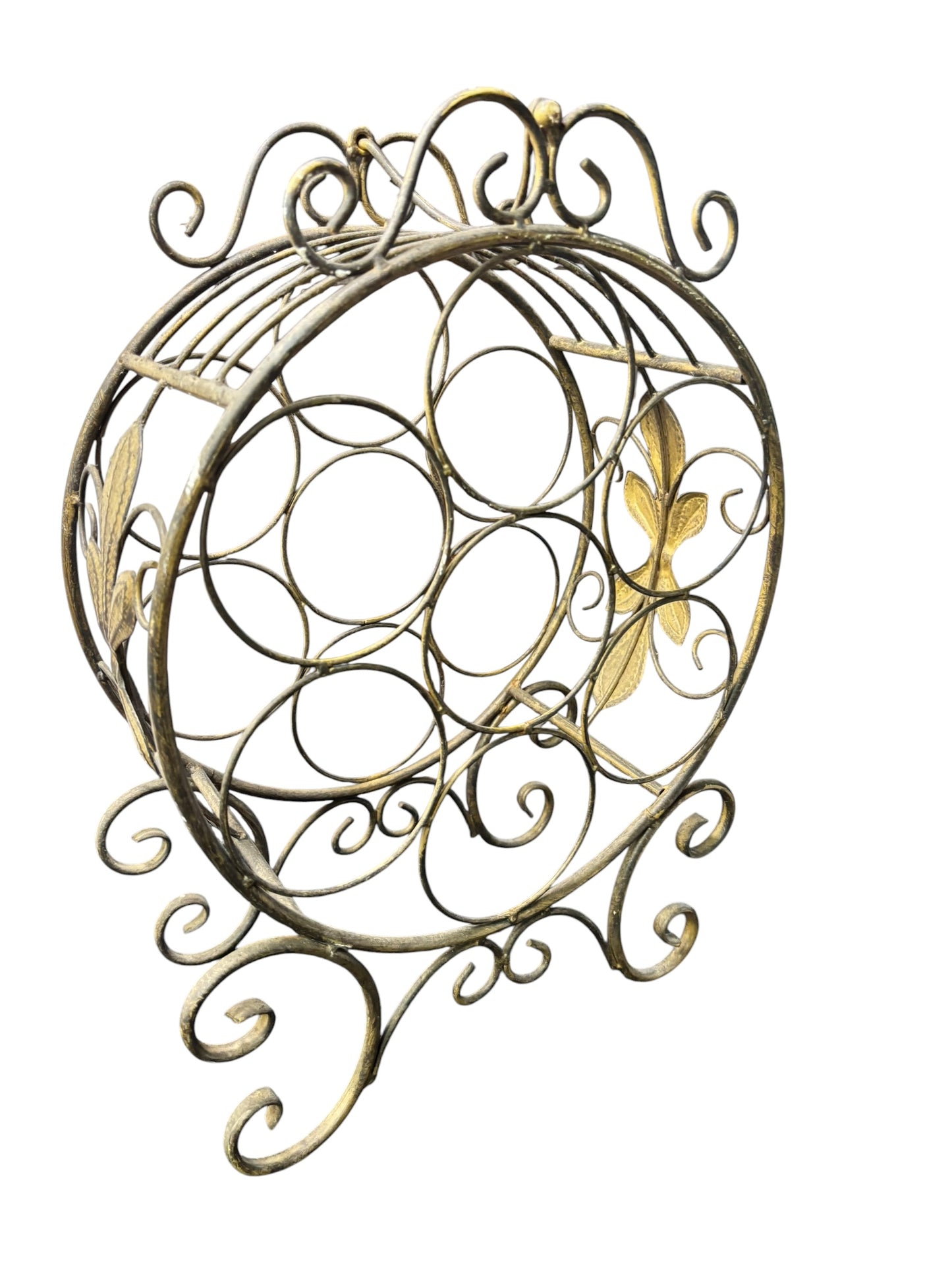 36699 - 19" Rustic 7 Bottle Metal Decorative Wine Holder |TBD|