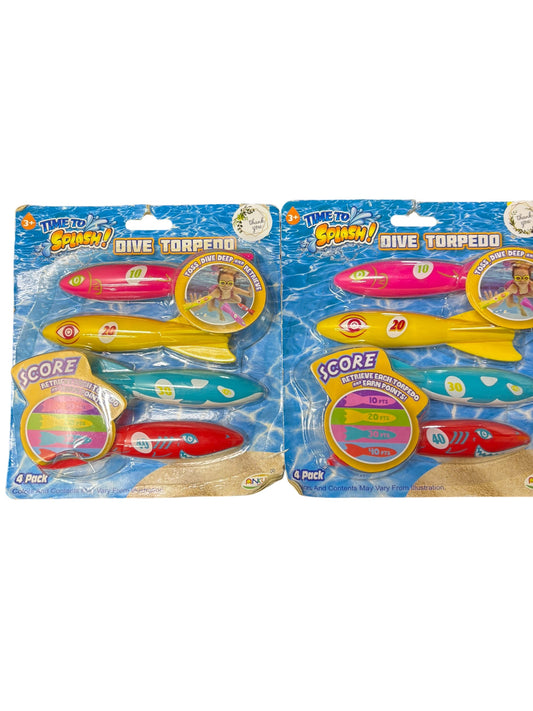 25660 - 2 Pack Dive Torpedoes Time To Splash 7" |TBD|
