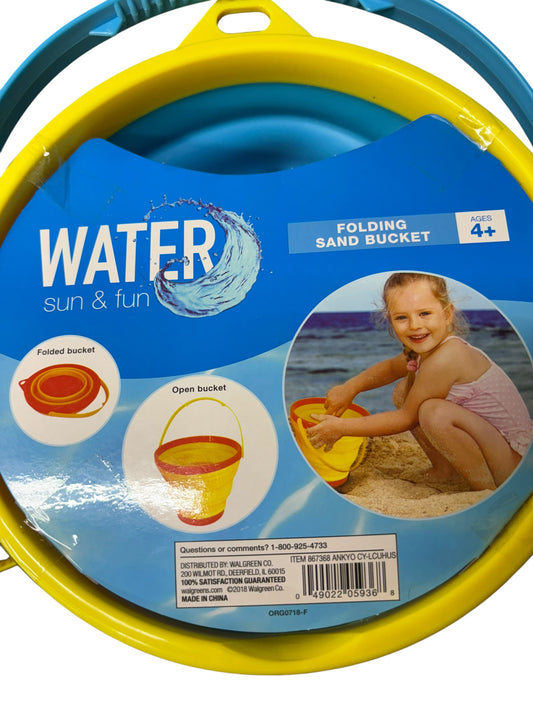 4690 - Set of Two Sun Fun Folding Sand Bucket 7" |28-Peg|
