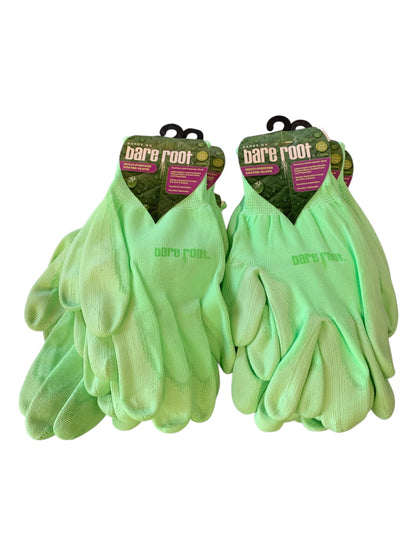 15422 - Six Pack 6 Pairs Bare Root Ladies Lime Gloves 10" |TBD|