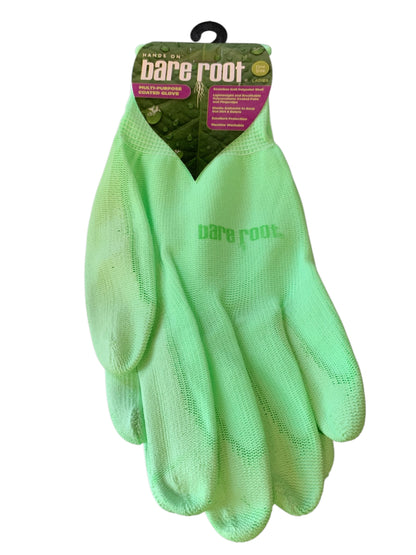15422 - Six Pack 6 Pairs Bare Root Ladies Lime Gloves 10" |TBD|