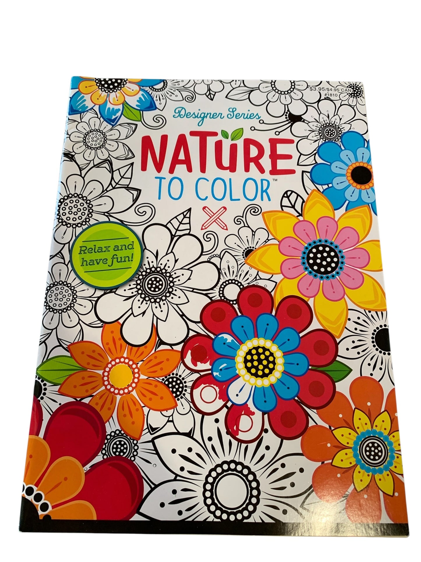 34345 -Designer Series Nature To Color Soft Cover 9" |8-3|