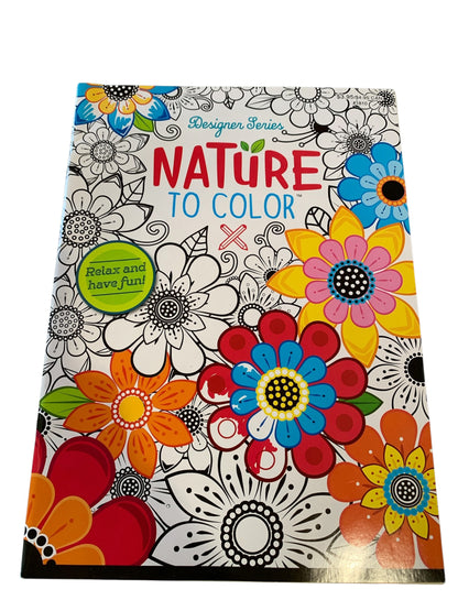 34345 -Designer Series Nature To Color Soft Cover 9" |8-3|