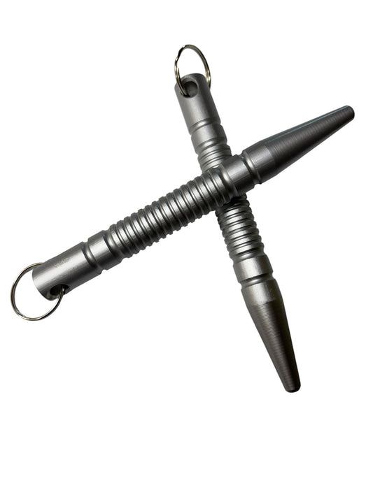 41900 -Set of Three 4" Silver Pointed Kubaton  |86|