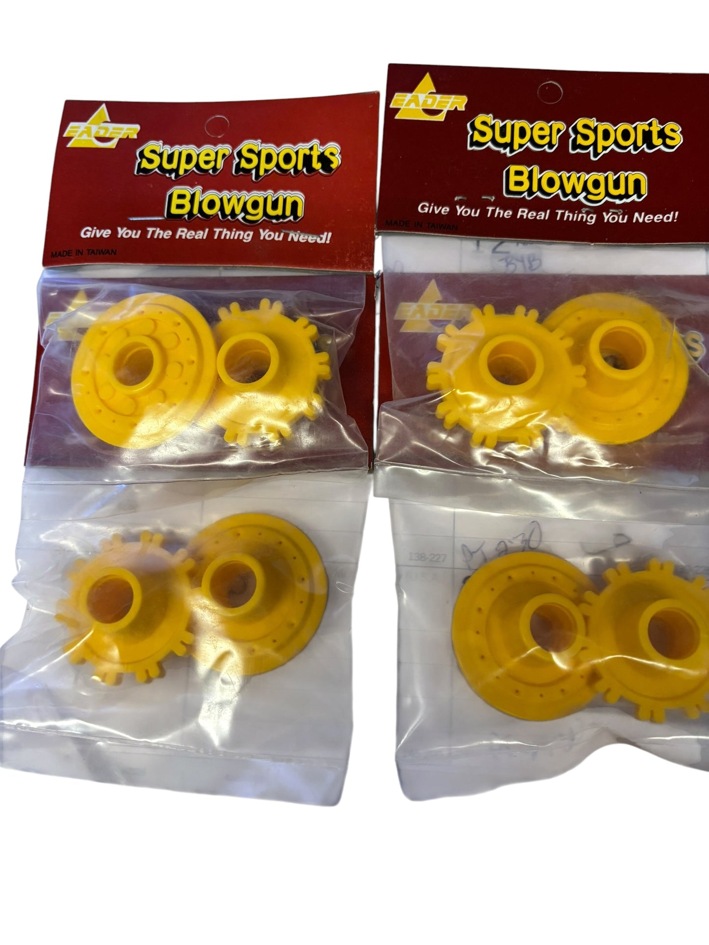 20934 - 4 PACKS OF Yellow Super Sports QUIVER 2 PC 40 CALIBUR Blowgun Set FOR PRACTIC AND HUNTING DARTS - |22-B|