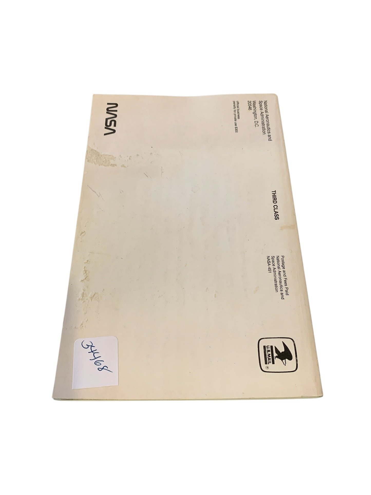34468 - NASA Photography Index NP-104 Soft Cover 9" |TBD|