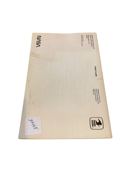 34468 - NASA Photography Index NP-104 Soft Cover 9" |TBD|