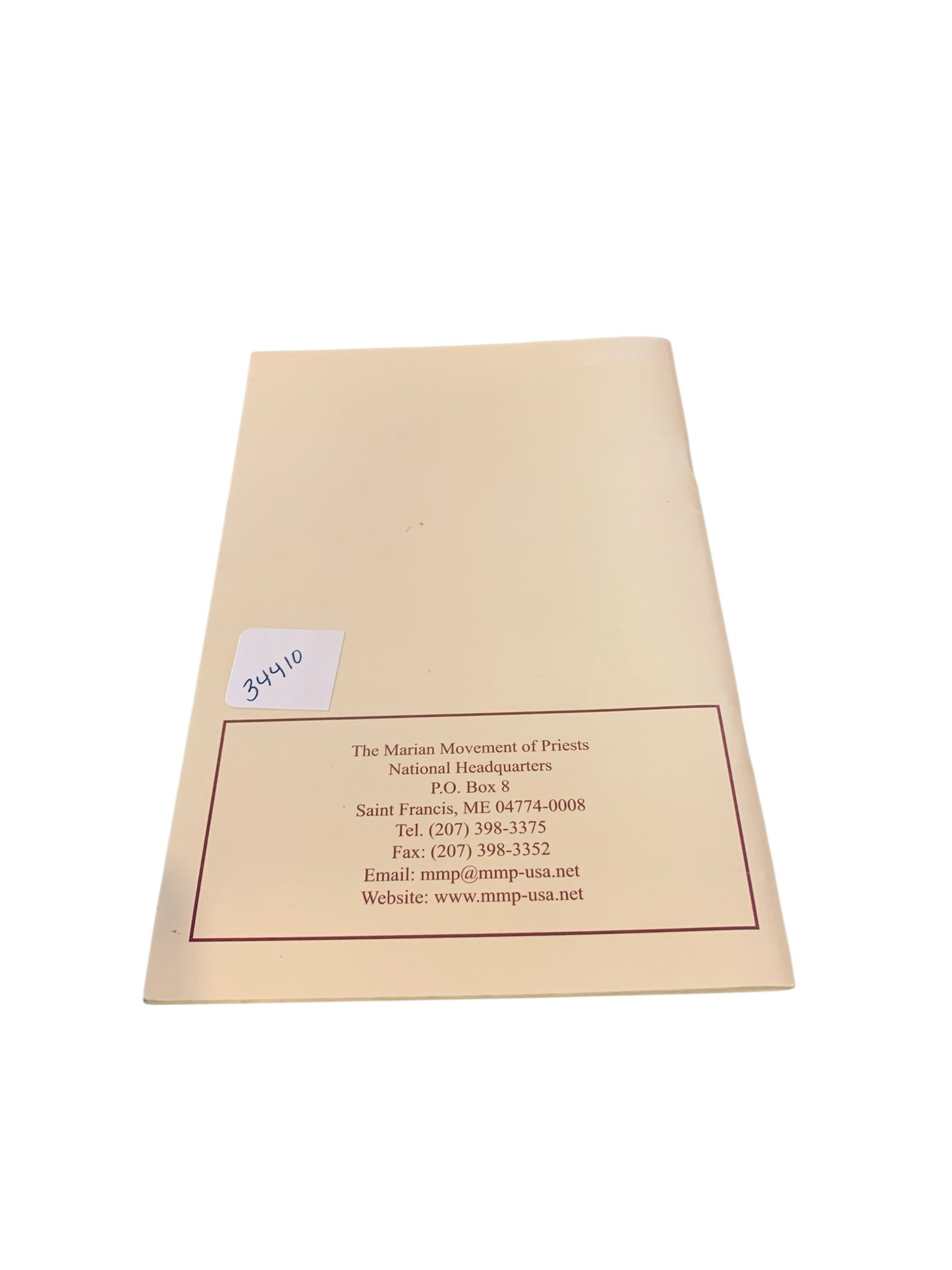 34410 - Our Mother Co-Redemptrix Mediatrix Advocate May 2000 Soft Cover 8" |8-3|
