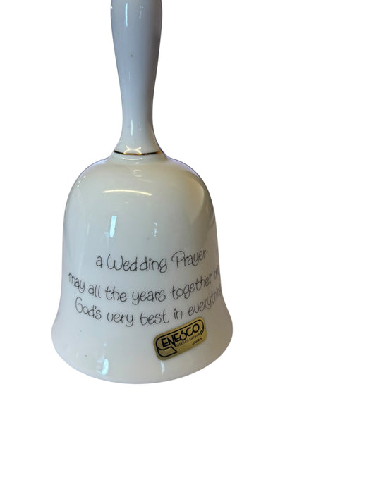 35658 - 6" Precious Moments A Wedding Prayer Bell - |H-26|