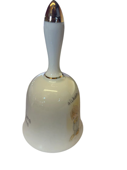 35658 - 6" Precious Moments A Wedding Prayer Bell - |H-26|
