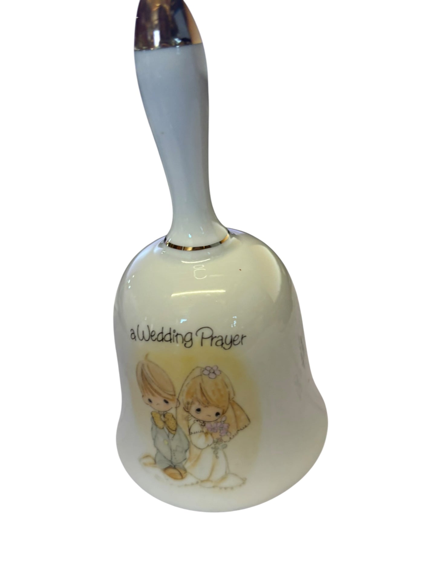 35658 - 6" Precious Moments A Wedding Prayer Bell - |H-26|