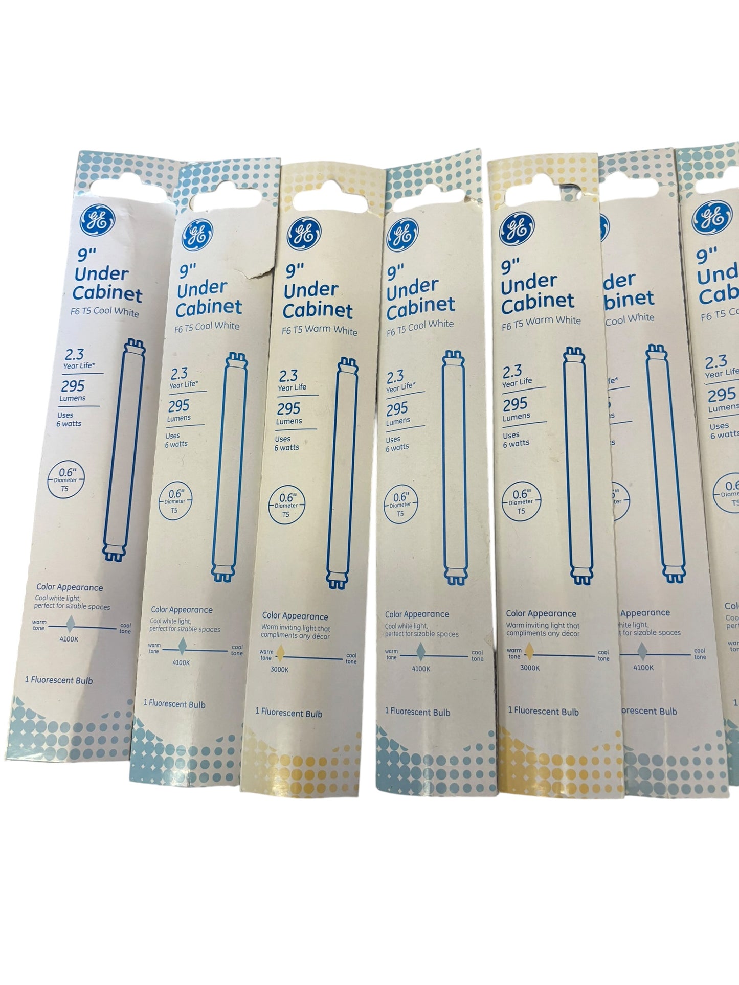 38627 - SET OF SEVEN  9" Under Cabinet F6T5 Cool White - |TBD|