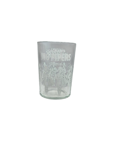 34281 - Seagram's 100 Pipers Shot 2.5 inch Glass |4-30|