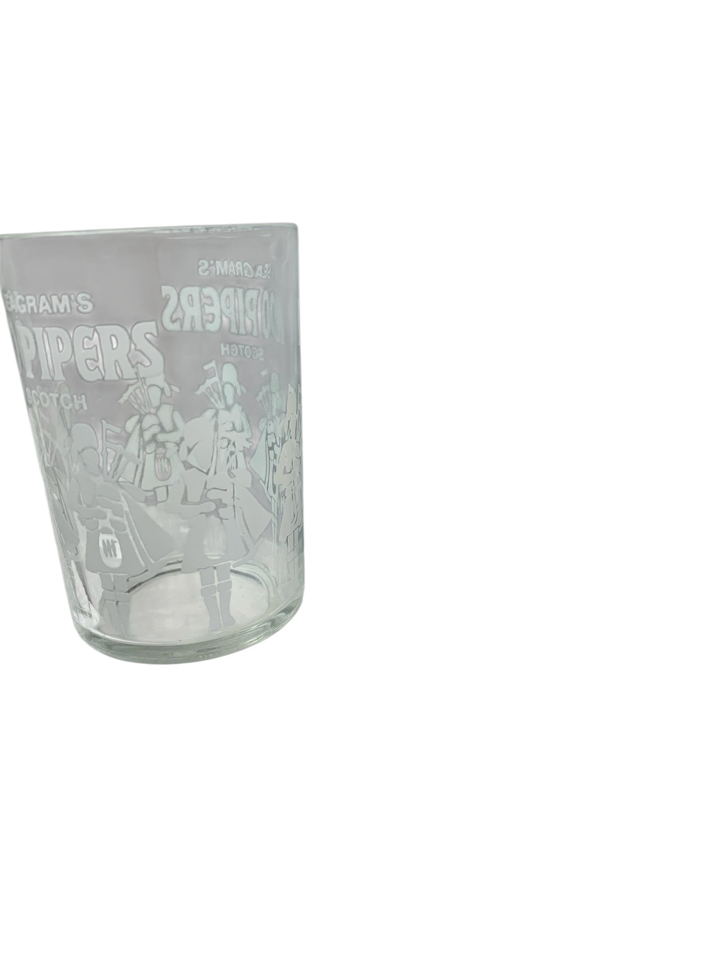 34281 - Seagram's 100 Pipers Shot 2.5 inch Glass |4-30|