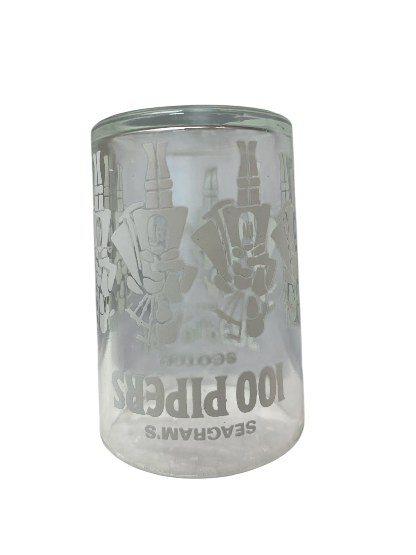 34281 - Seagram's 100 Pipers Shot 2.5 inch Glass |4-30|