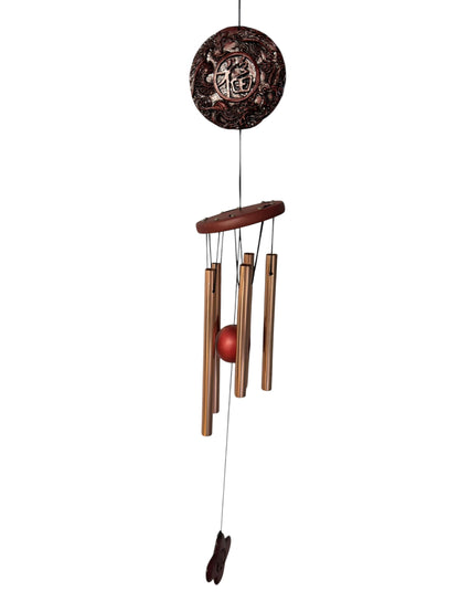1027 - 23" Soapstone Dragon Wind Chime |G-12|
