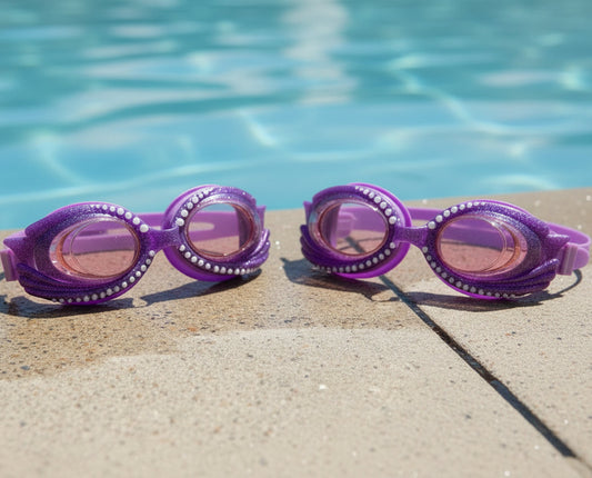27945 - Purple Stylish Summer Mermaid Swim Goggles for Children |TBD|