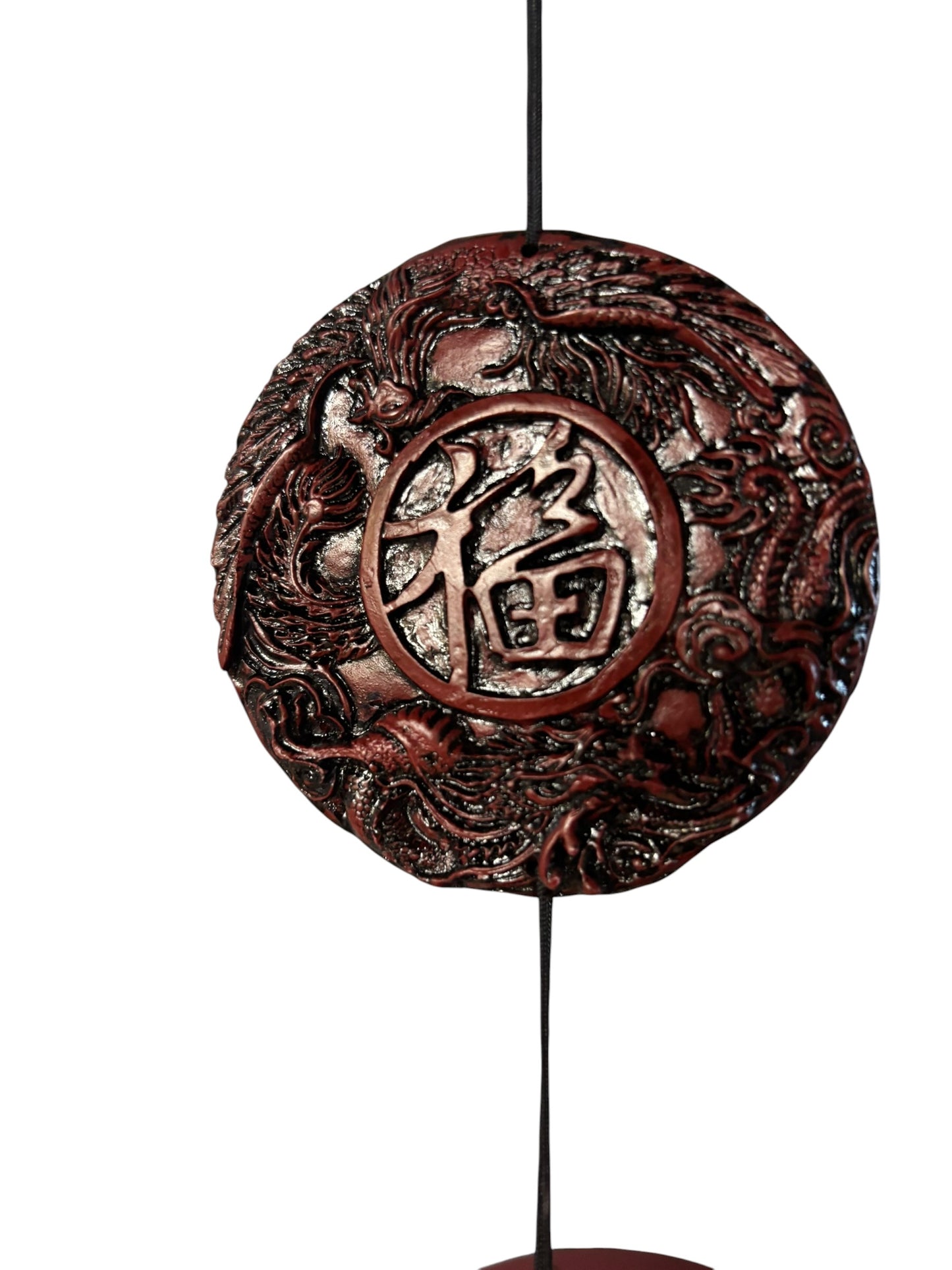 1027 - 23" Soapstone Dragon Wind Chime |G-12|