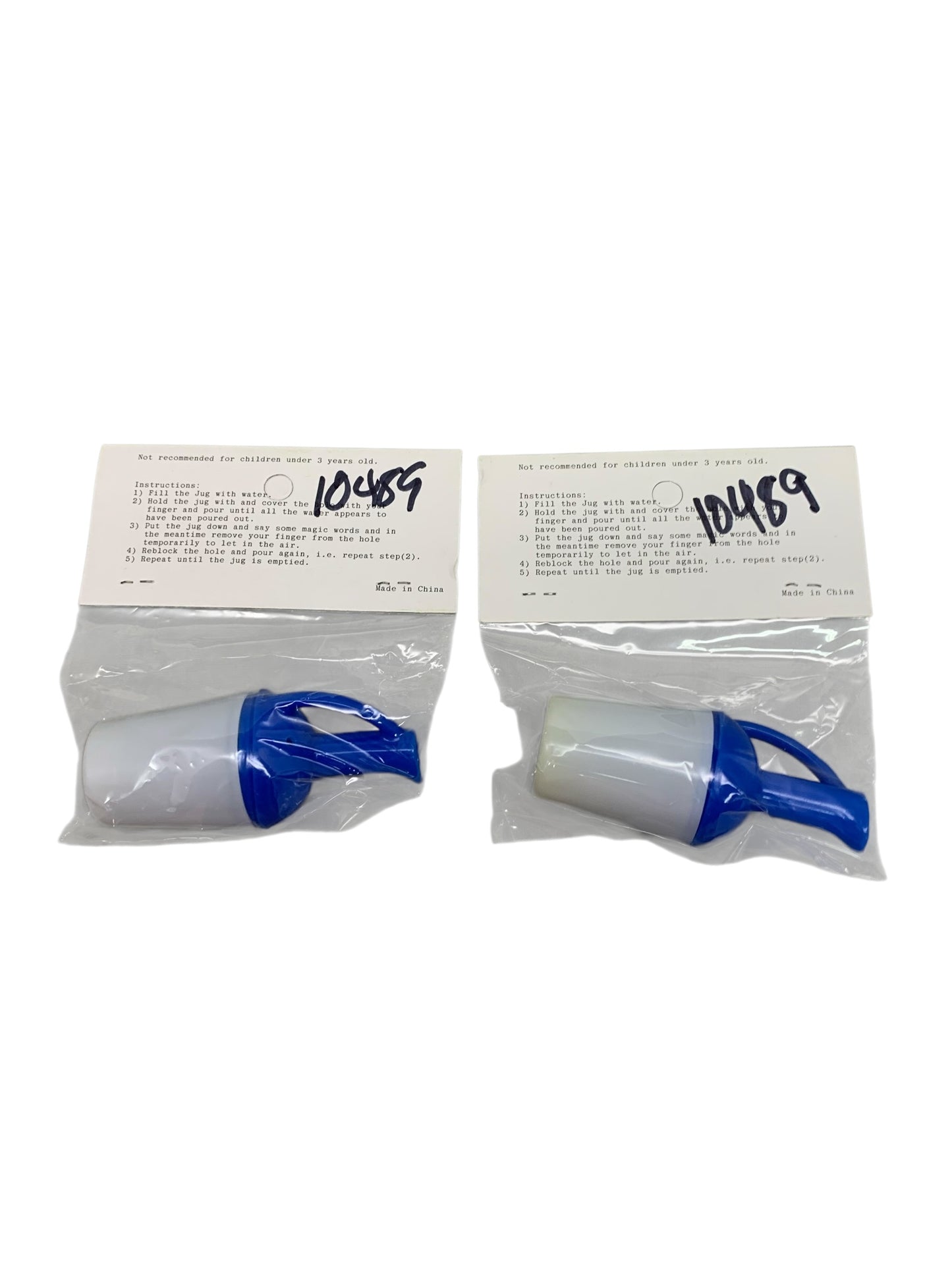 10489 - Two pack 3 inch Magician Special Magic Water Jug Trick |R-16|