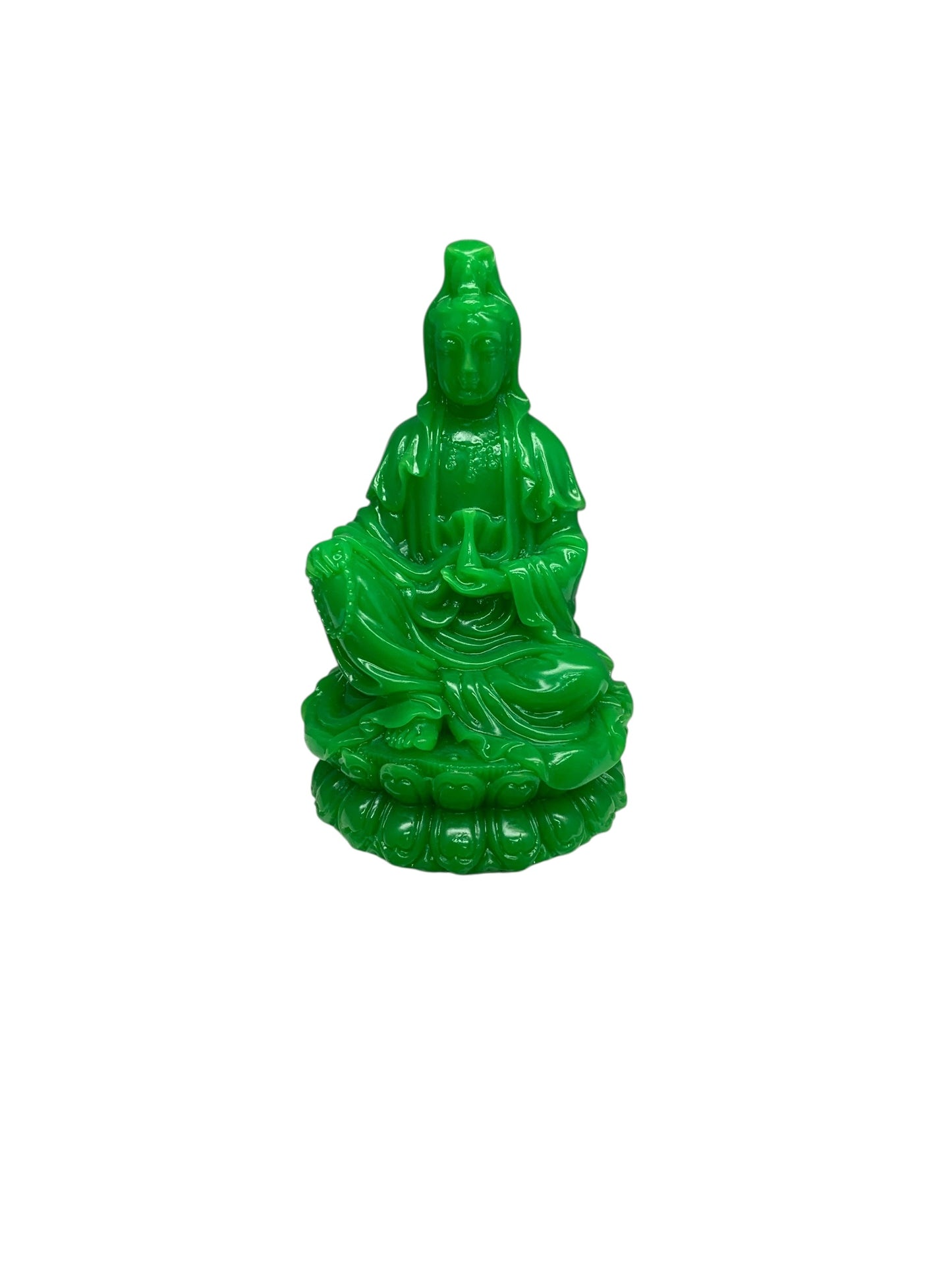 22171 - 4" Green Quan Yin-Sitting |Bu-02|