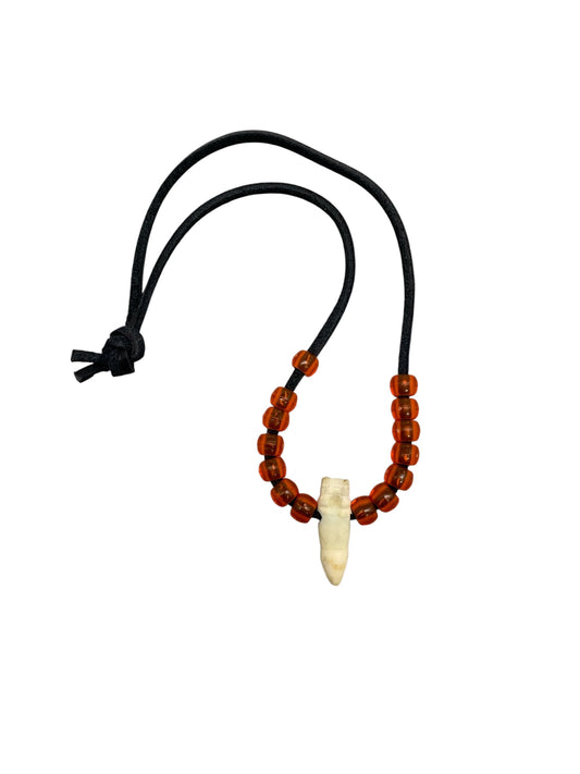 27901 - Gator Tooth Necklace Asst |Clear-178|