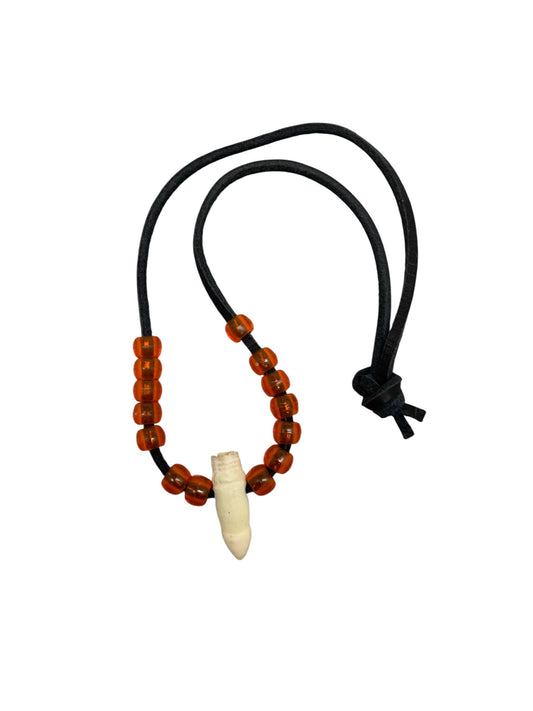 27901 - Gator Tooth Necklace Asst |Clear-178|
