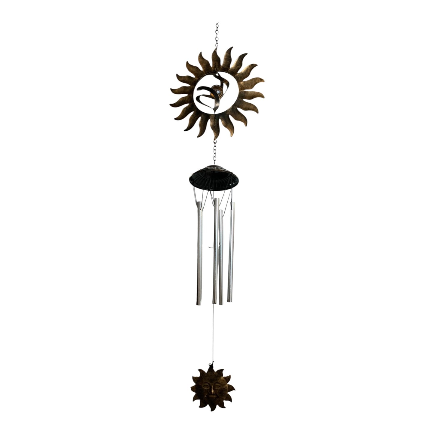 1247 - 30" Bronze Sun Windchime |G-7|