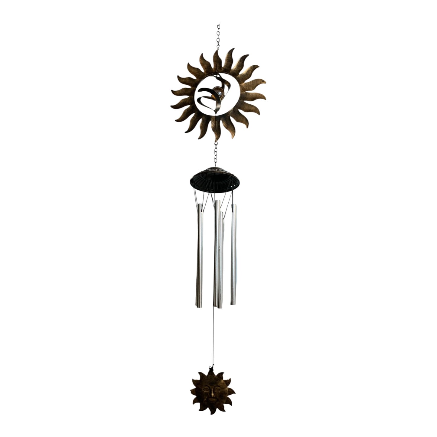 1247 - 30" Bronze Sun Windchime |G-7|