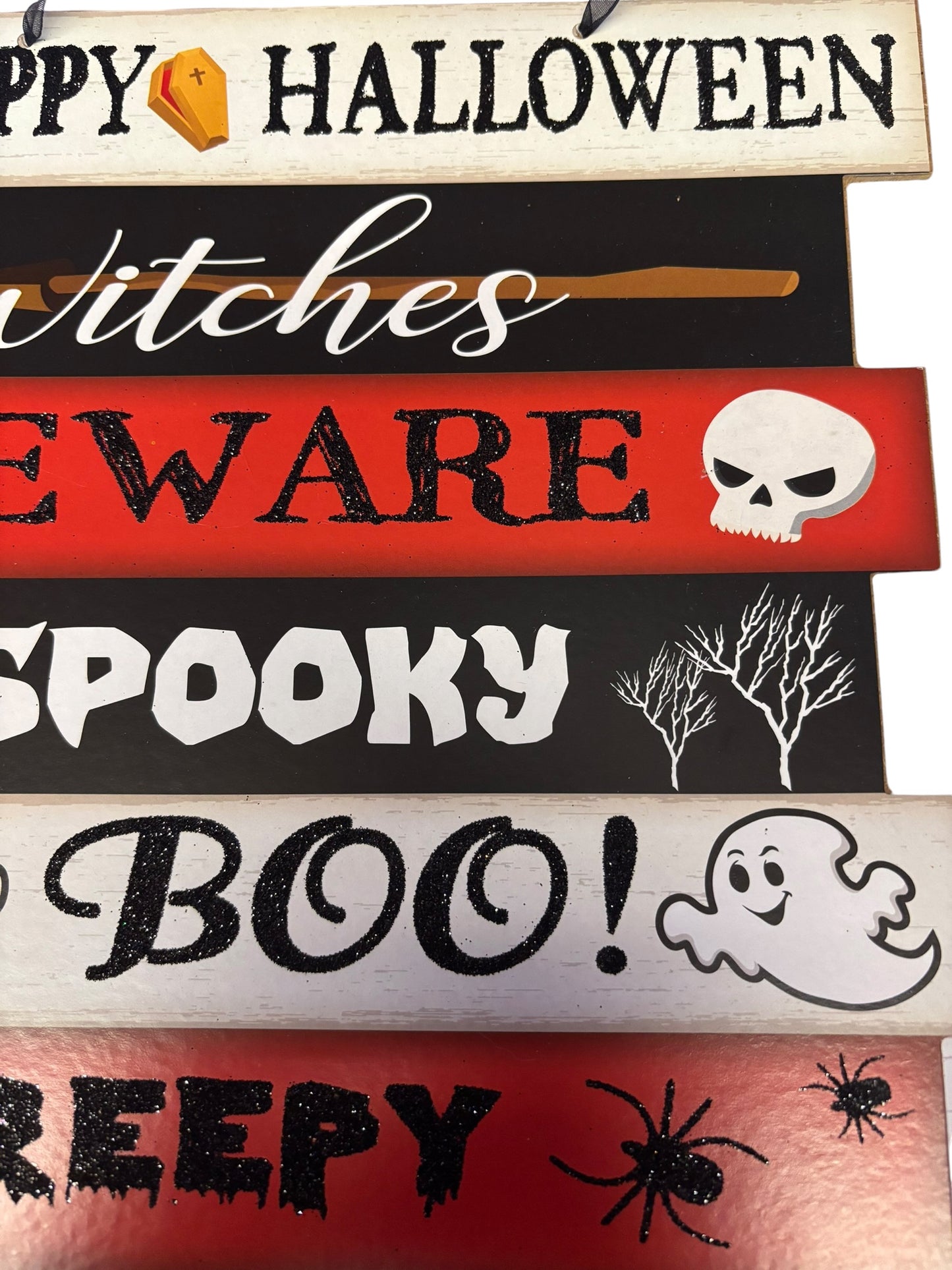 32325 - 12" Happy Halloween Sign |Pod 1-23|