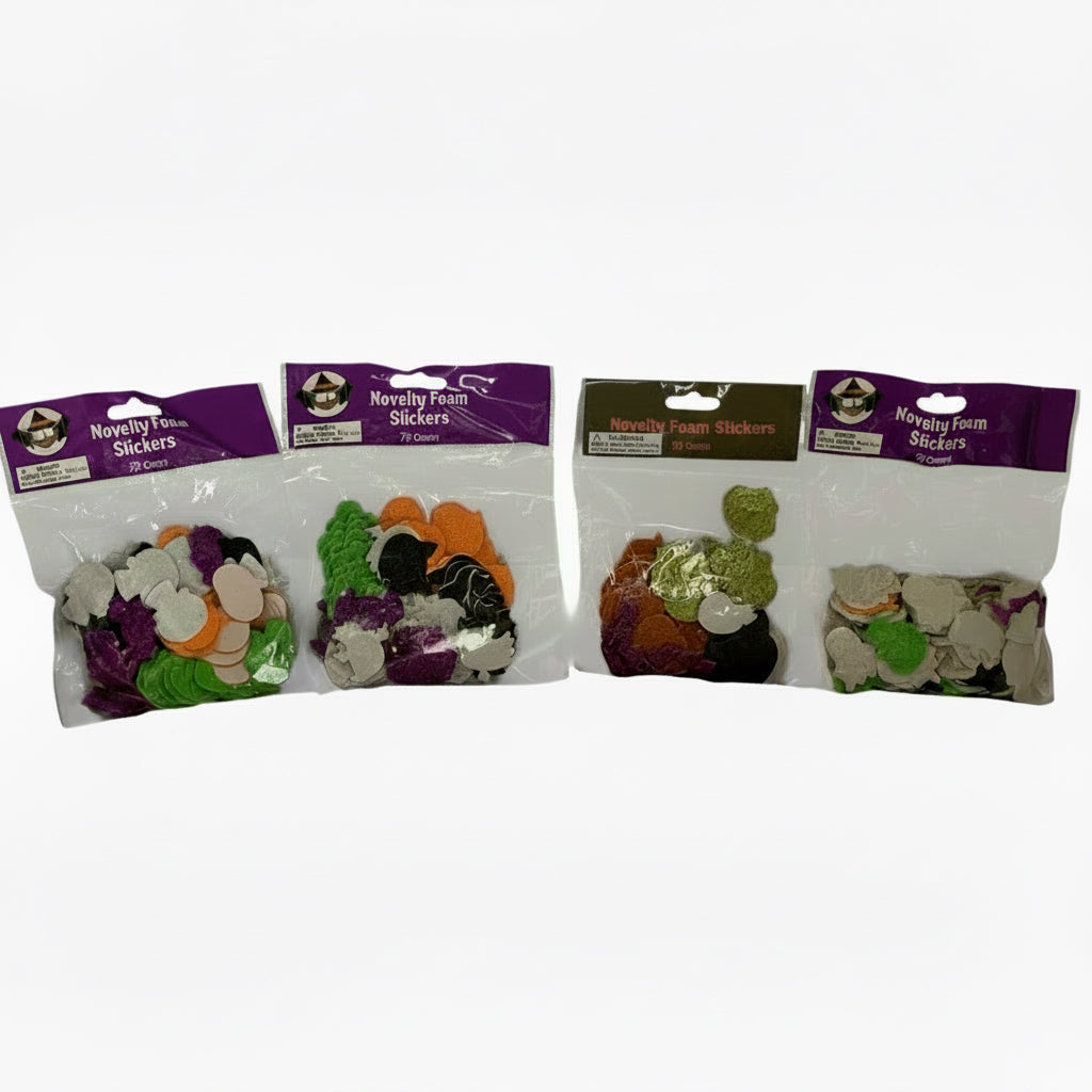 26932 -Spooky Sparkle Overload: 225 Halloween Foam Stickers + a FREE 50-Pack! |H-27|