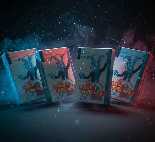 6058 - Set of 4 Vibrant Magic Deck of Playing Cards 3" |GR-63|