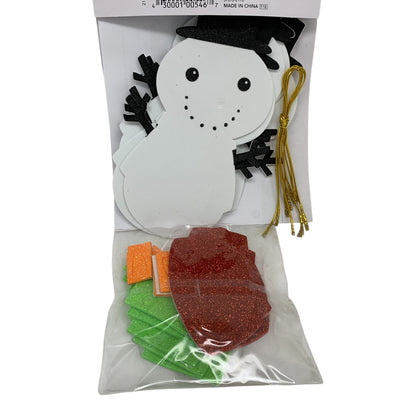 28089 - Foam Kit Snowman Ornament Included 5 Ornaments Ages 3 and Up 7" |9-11|