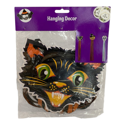 27226 - Hanging Cat Streamer Decor - Make Your Room Spooky 8" |9-11|
