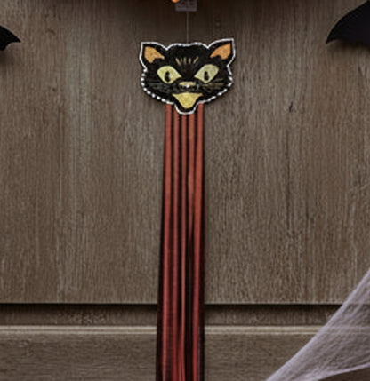 27226 - Hanging Cat Streamer Decor - Make Your Room Spooky 8" |9-11|