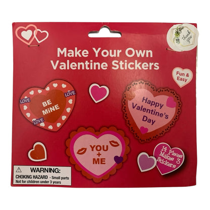 24649 - Make Your Own Valentines Day 14 Foam Stickers 5" |15-29|