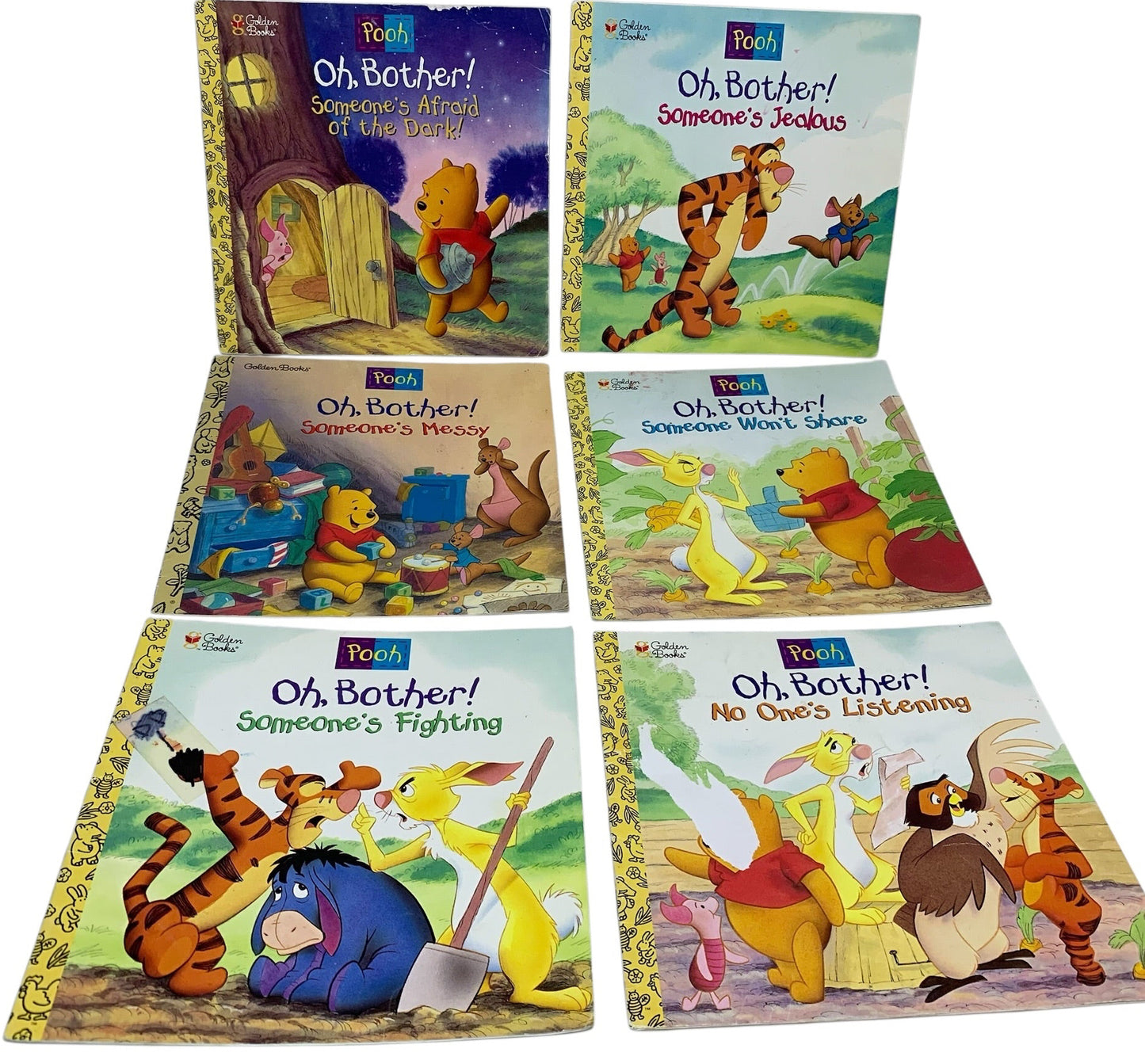36674 - Set of 6 Winnie the Pooh Golden Books 8" |TBD|