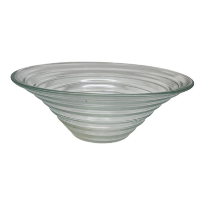 34283 - 9.5" Spiral Glass Fruit Bowl |TBD|sent for prep CL