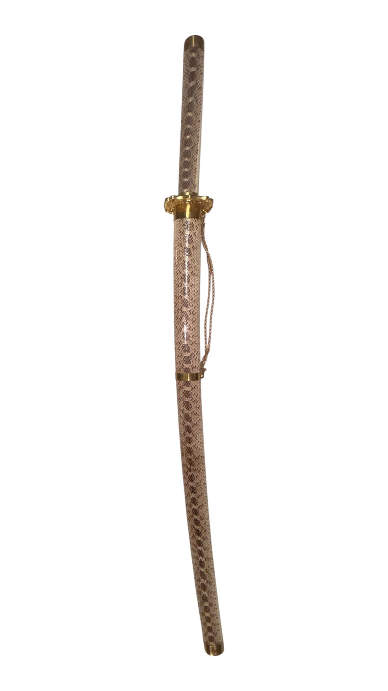 15672 - 39" Snakeskin Katana Sword  THE SNAKE IS A MEANING OF TRANSFORMATION |206|