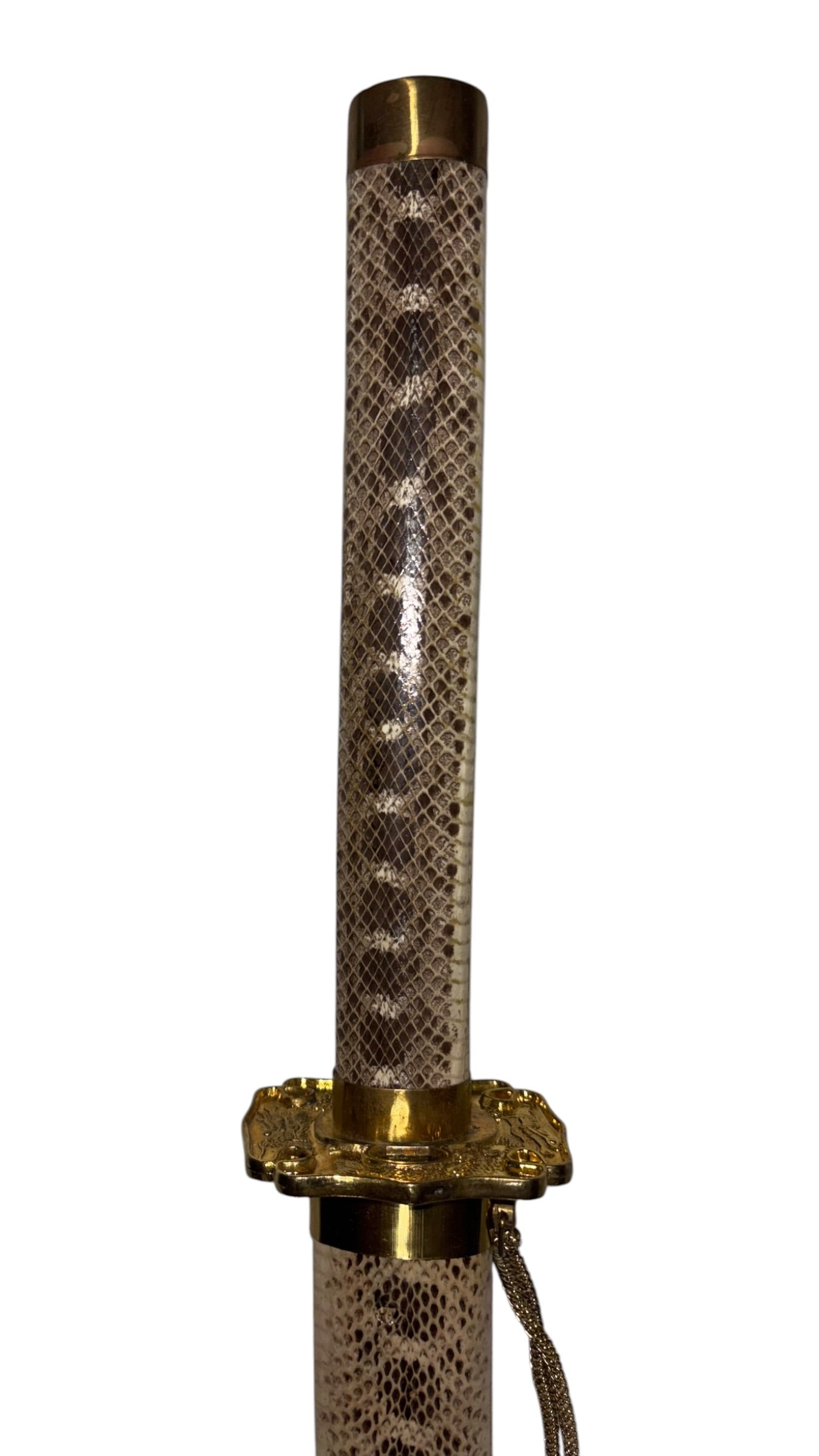 15672 - 39" Snakeskin Katana Sword  THE SNAKE IS A MEANING OF TRANSFORMATION |206|