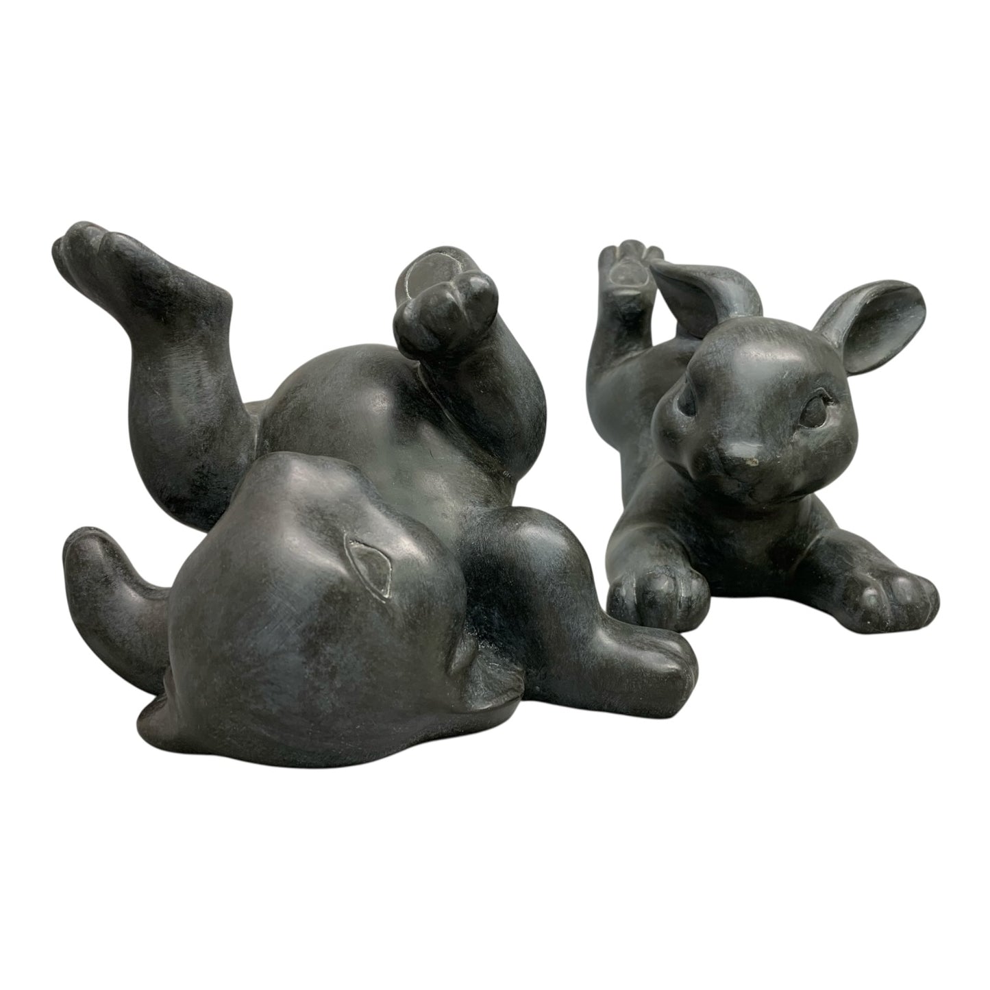 12855 - Decorative Stone Washed Bunnies: Set of 3 Spring Statues (8.5"–10") |11-20|