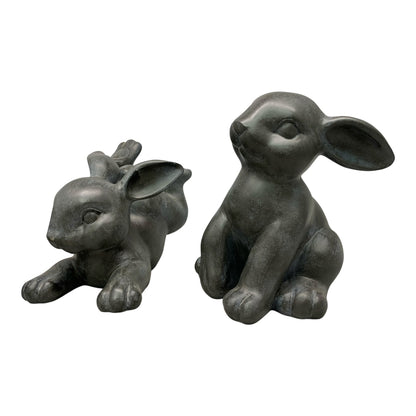 12855 - Decorative Stone Washed Bunnies: Set of 3 Spring Statues (8.5"–10") |11-20|