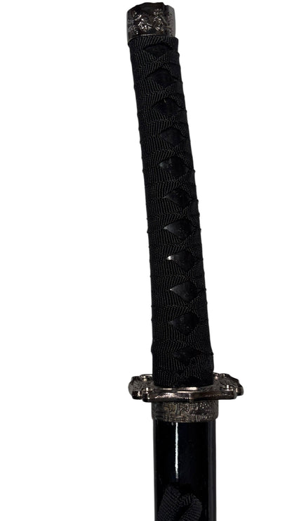 7716 - 40" Black Katana Sword with Dragon |210|