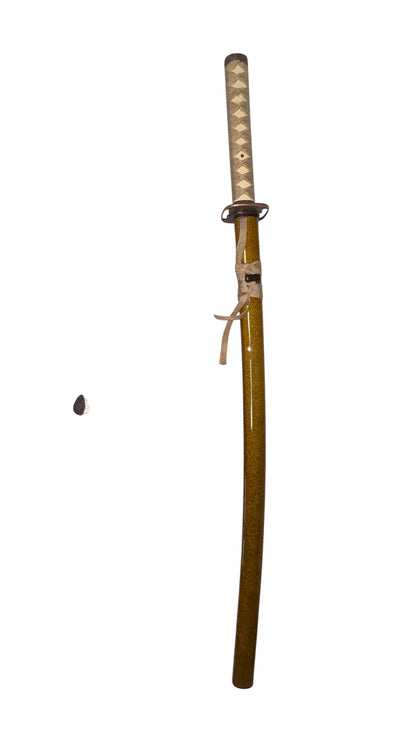 3942 - 41" Gold Samurai Sword Copper Guard - |215|