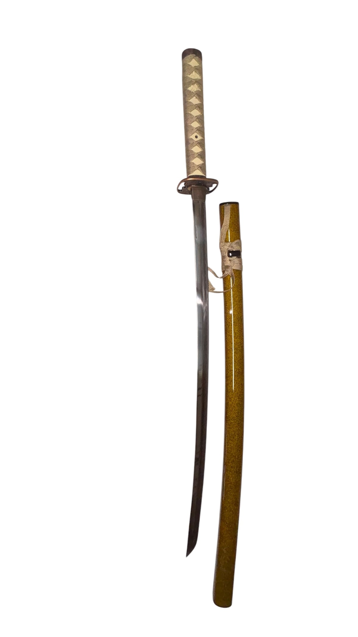 3942 - 41" Gold Samurai Sword Copper Guard - |215|