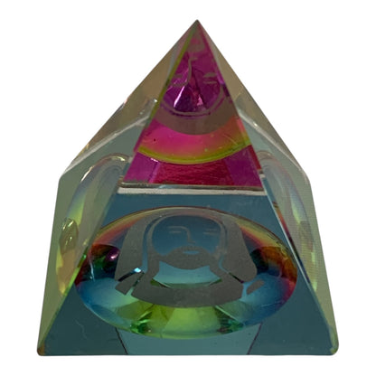 11828 - 2" Acrylic Pyramid - Jesus |1-33|