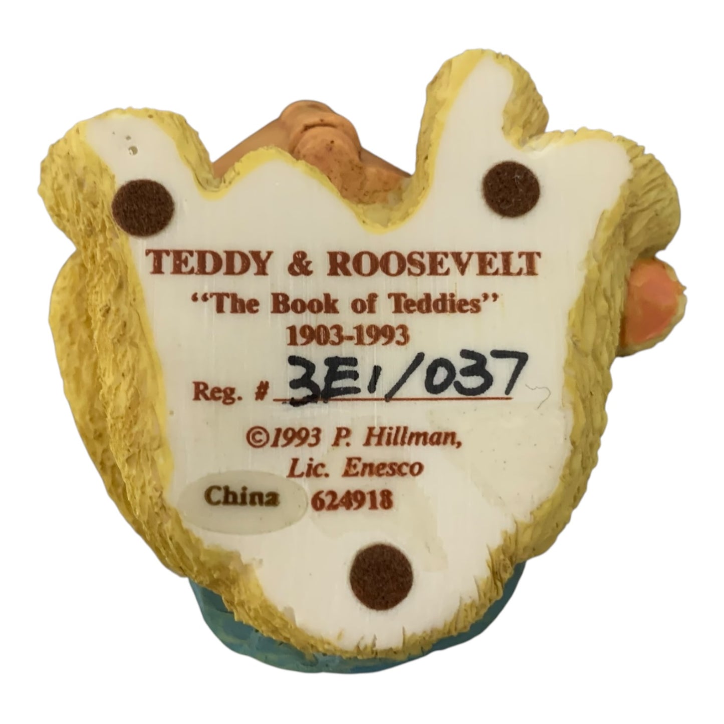 34689 - 2.5-Inch Cherished Teddies – Teddy & Roosevelt: The Book of Teddies |Z-13|