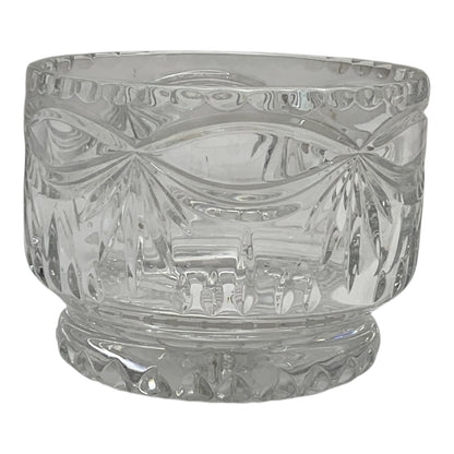 19357 - Noble Excellence Duchess Pattern  Footed Cut Crystal Bowl Fan and Swags design  5.75 x 4.5 High |11-20|