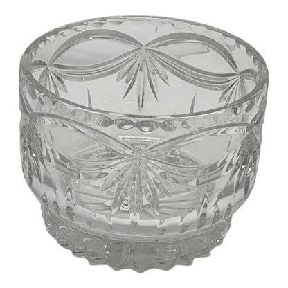 19357 - Noble Excellence Duchess Pattern  Footed Cut Crystal Bowl Fan and Swags design  5.75 x 4.5 High |11-20|